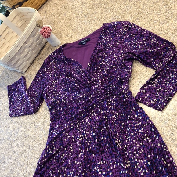 Chaps Dresses & Skirts - Chaps Purple Dress Women’s Size Small